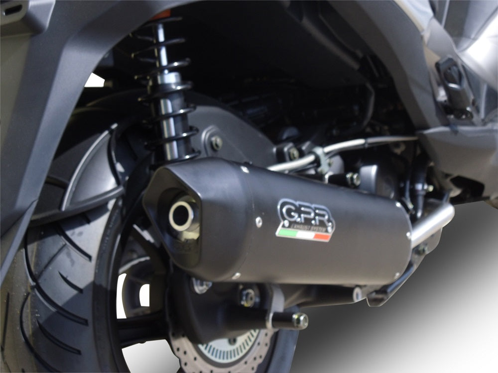 Hyosung Comet 125GT / 125R 2004-2016 Exhaust GPR Bolt-on Furore Nero