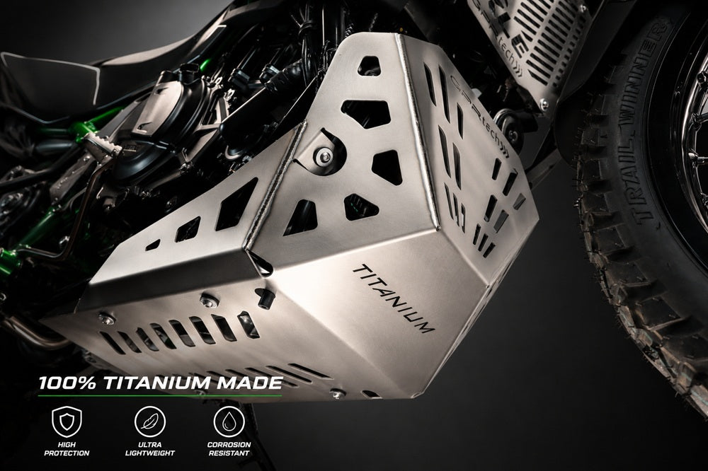 Kawasaki KLE 500 2026-2027 Titanium Skid Plate GPR TECH - photo 1