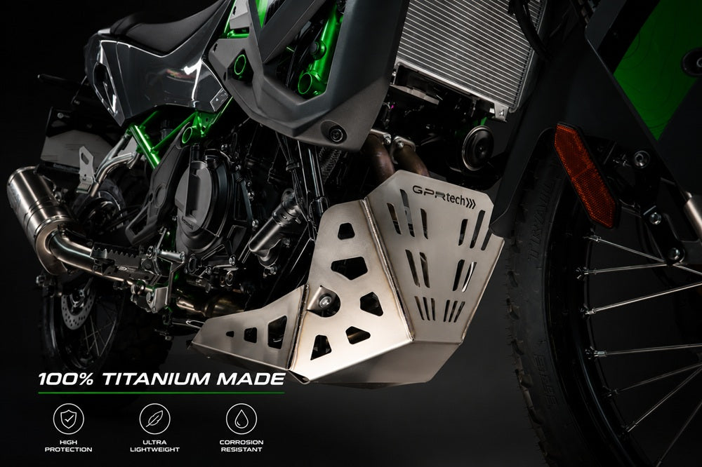 Kawasaki KLE 500 2026-2027 Titanium Skid Plate GPR TECH - photo 3