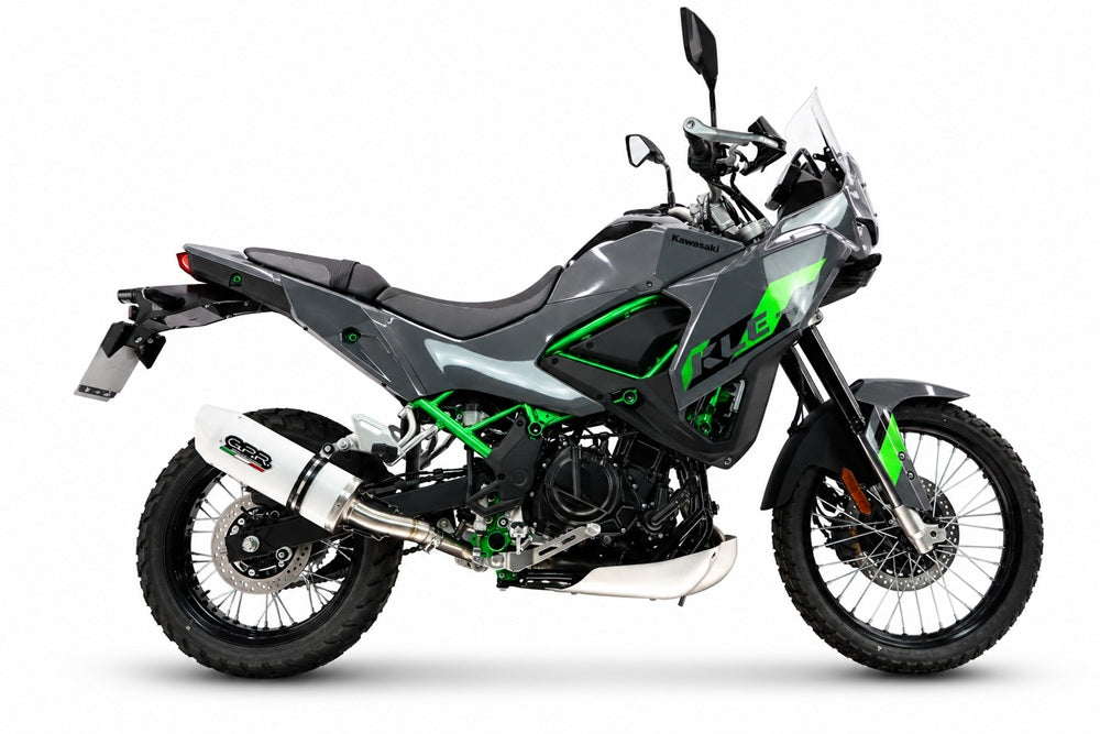 Kawasaki KLE 500 2026-2027 Exhaust GPR Slip-on Albus Ceramic