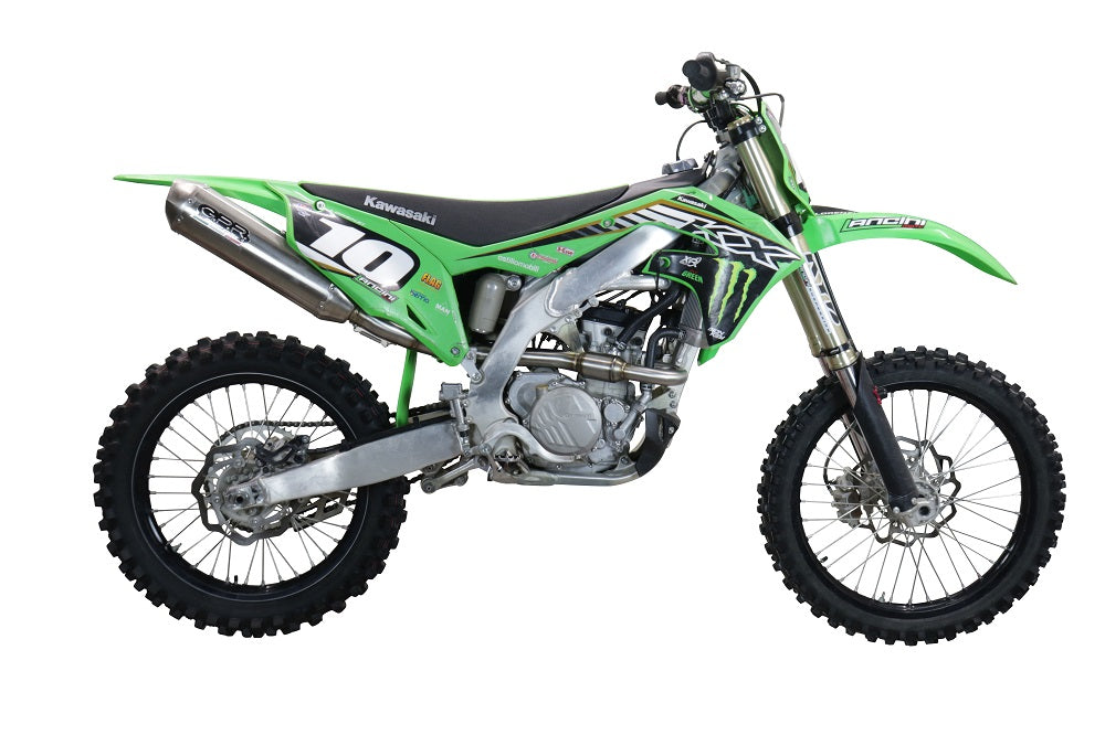 Kawasaki KX250F 2021-2023 Exhaust GPR Full System Pentacross FULL Titanium