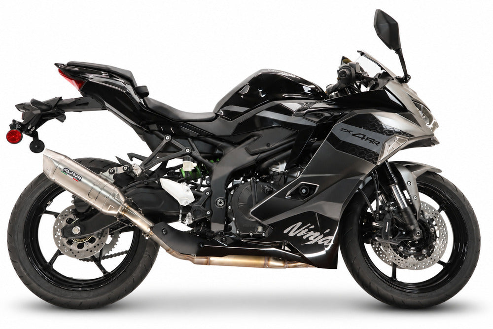 Kawasaki Ninja ZX-4R 2023-2026 Exhaust GPR Slip-on Furore-X Acciaio Inox - photo 4