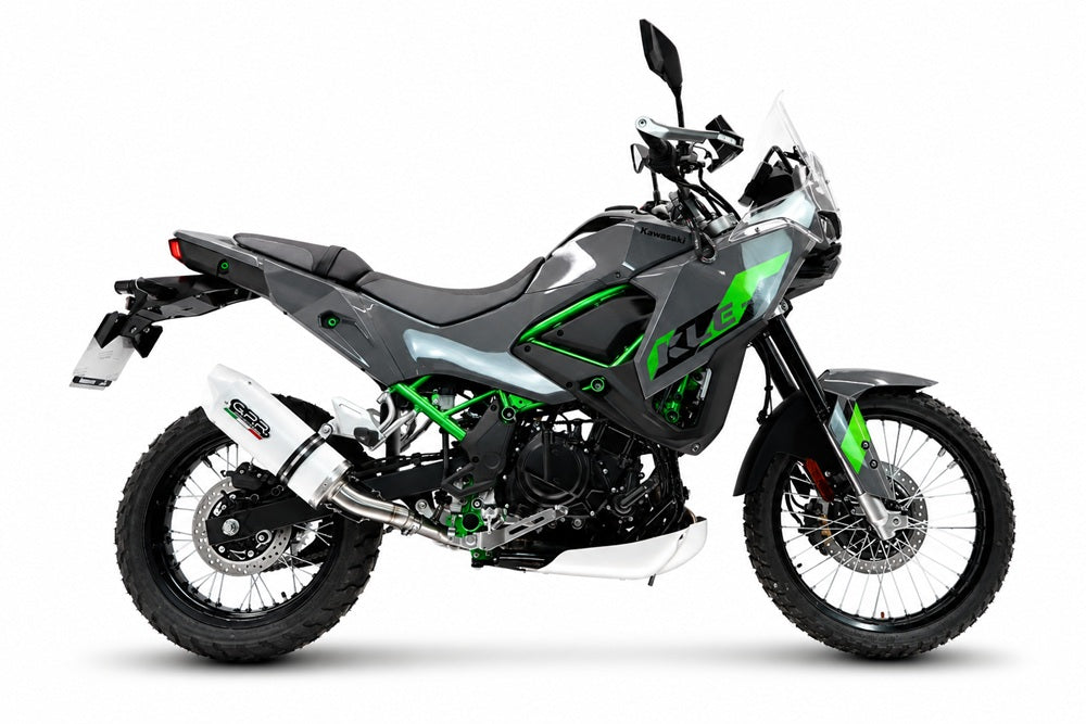 Kawasaki KLE 500 2026-2027 Exhaust GPR Slip-on Albus Ceramic