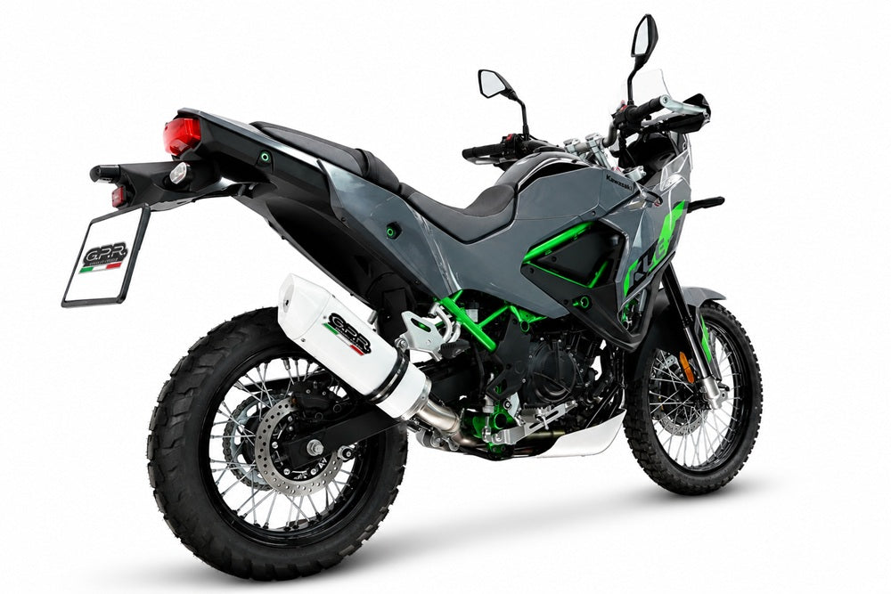 Kawasaki KLE 500 2026-2027 Exhaust GPR Slip-on Albus Ceramic