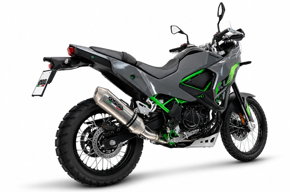 Kawasaki KLE 500 2026-2027 Exhaust GPR Slip-on Penta Adventure Full Titanium