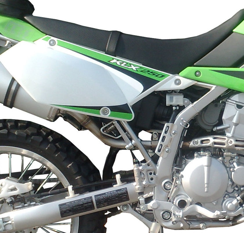 Kawasaki KLX250S 2018-2020 Exhaust GPR Full System Furore Nero