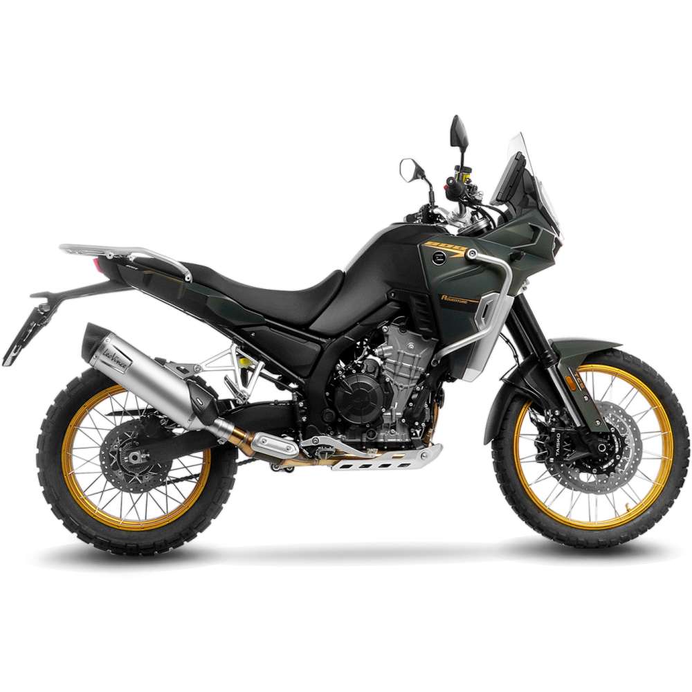 LEOVINCE LV One Slip-On Muffler - Stainless Steel KOVE 800X PRO / ADV 2024 14451EU 1811-4697