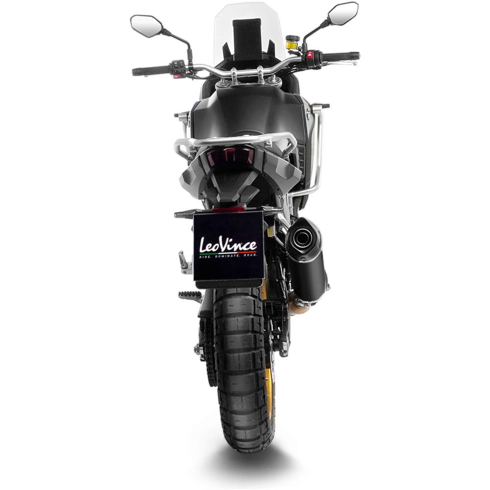 LEOVINCE LV OneSlip-On Muffler - Black Stainless Steel KOVE 800X PRO / ADV 2024 14451EBU 1811-4699