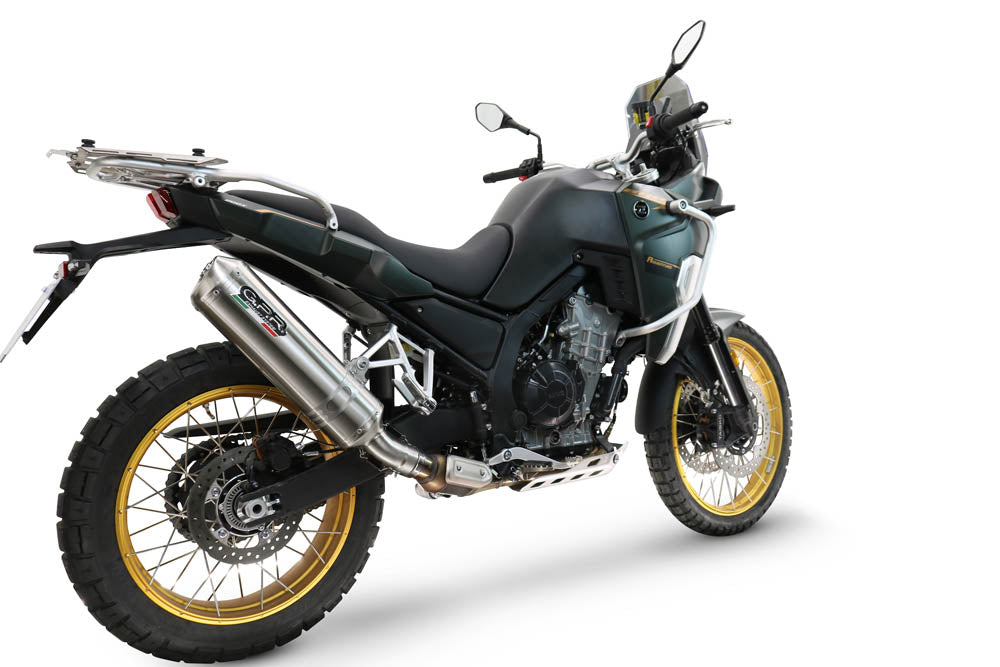 Kove 800X 2024-2026 Exhaust GPR Slip-on Satinox High Level