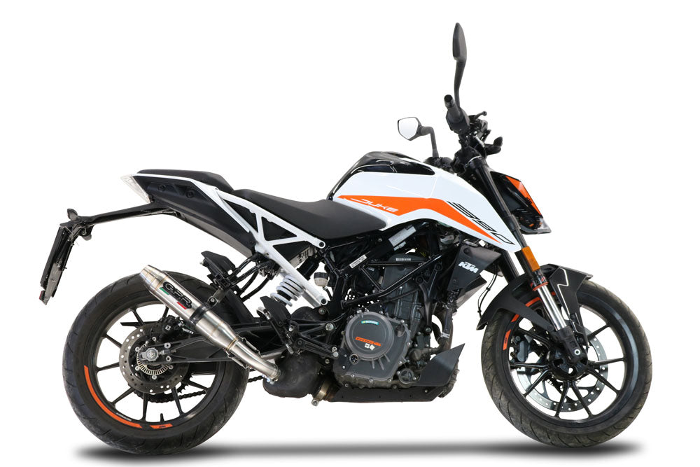 KTM 390 DUKE 2021-2023 Exhaust GPR Slip-on Deeptone Inox