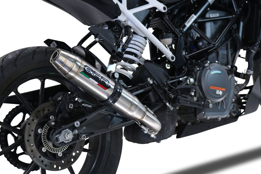 KTM 390 DUKE 2021-2023 Exhaust GPR Slip-on Deeptone Inox