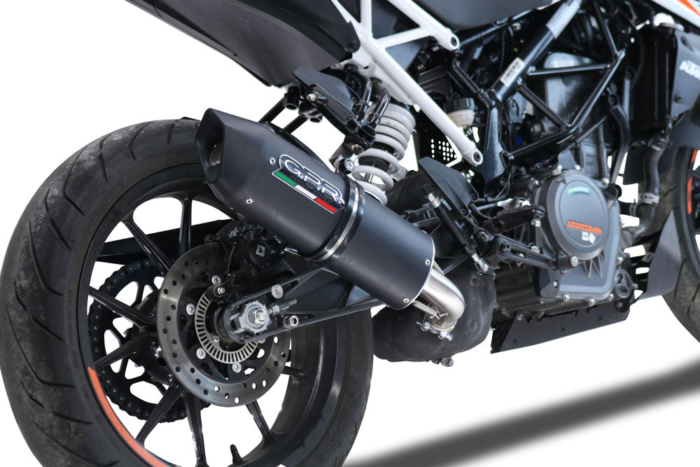 KTM 390 DUKE 2021-2023 Exhaust GPR Slip-on Furore Nero