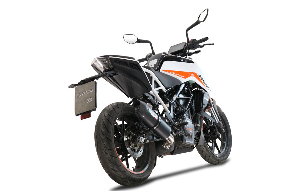 KTM 390 DUKE 2021-2023 Exhaust GPR Slip-on Furore Nero