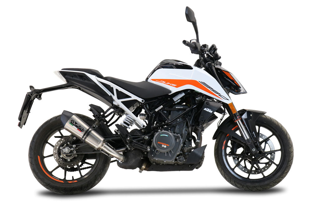 KTM 390 DUKE 2021-2023 Exhaust GPR Slip-on Grand Prix Evo Titanium