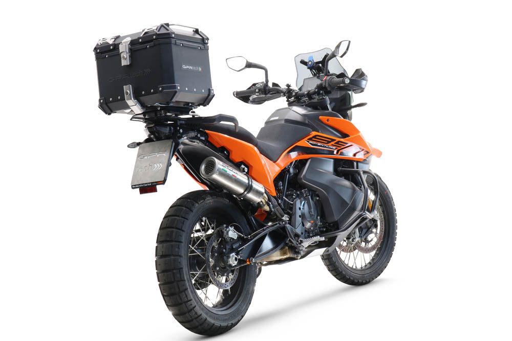 KTM 890 SMT 2023-2024 GPR Tech 55L Aluminum Top Case, Black with Mounting Plate - photo 3