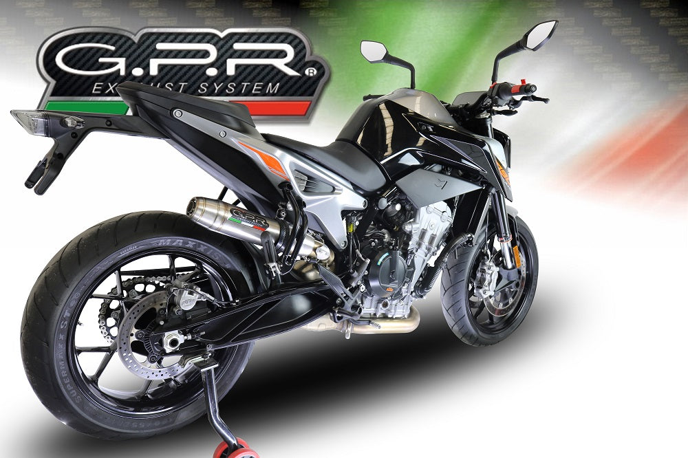 KTM 790 Duke 2021-2024 Exhaust GPR Slip-on Deeptone Inox