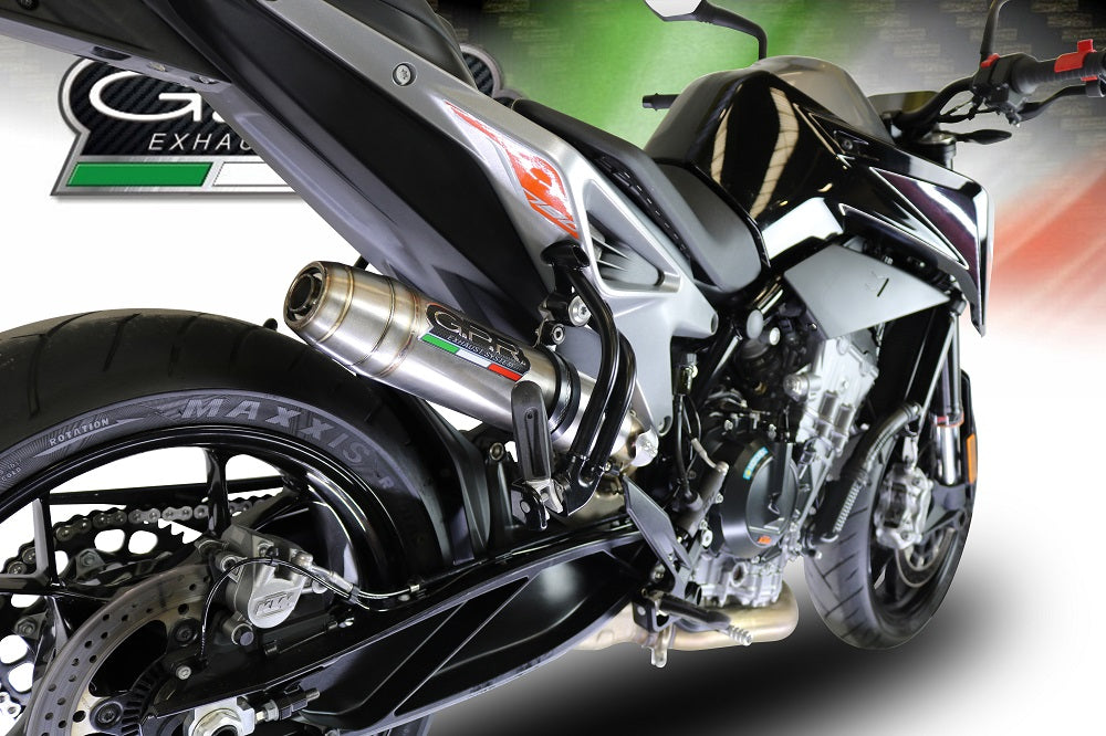 KTM 790 Duke 2021-2024 Exhaust GPR Slip-on Deeptone Inox