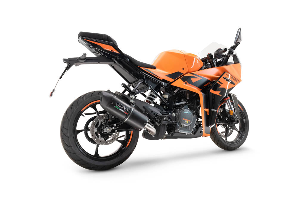 KTM RC 390 2022-2024 Exhaust GPR Slip-on Furore Nero
