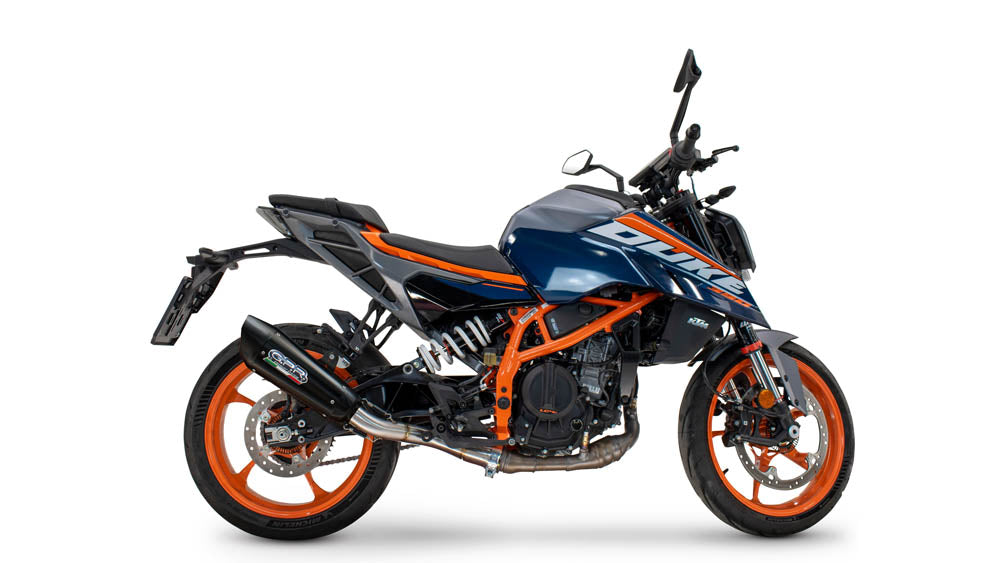 KTM 125 Duke 2024-2025 Exhaust GPR Slip-on GP-Revo Black Titanium