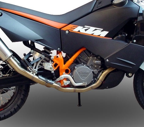 KTM 990 Adventure S 2006-2014 Exhaust GPR Full System Hyper Sonic Inox