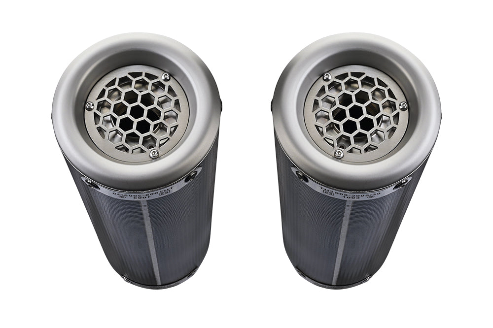 Aprilia Shiver 900 2017-2020 Exhaust GPR Double Slip-on M3 Poppy