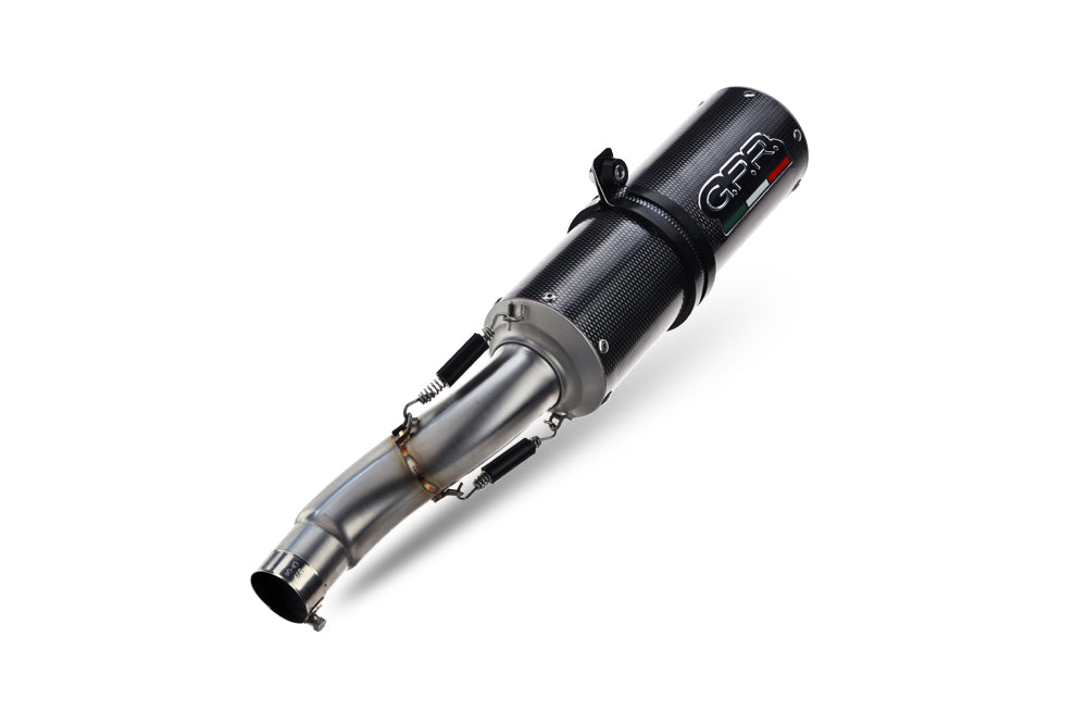 Triumph Speed Triple 1050 2005-2010 Exhaust GPR Double Slip-on M3 Poppy