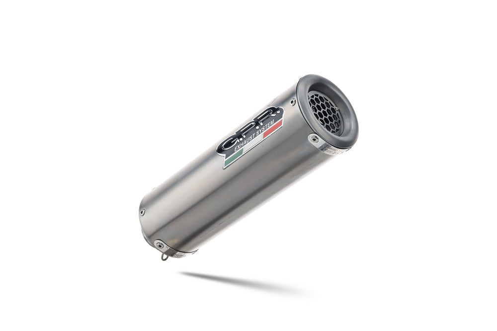 Moto Guzzi V85 TT 2019-2020 Exhaust GPR Slip-on M3 Titanium Natural