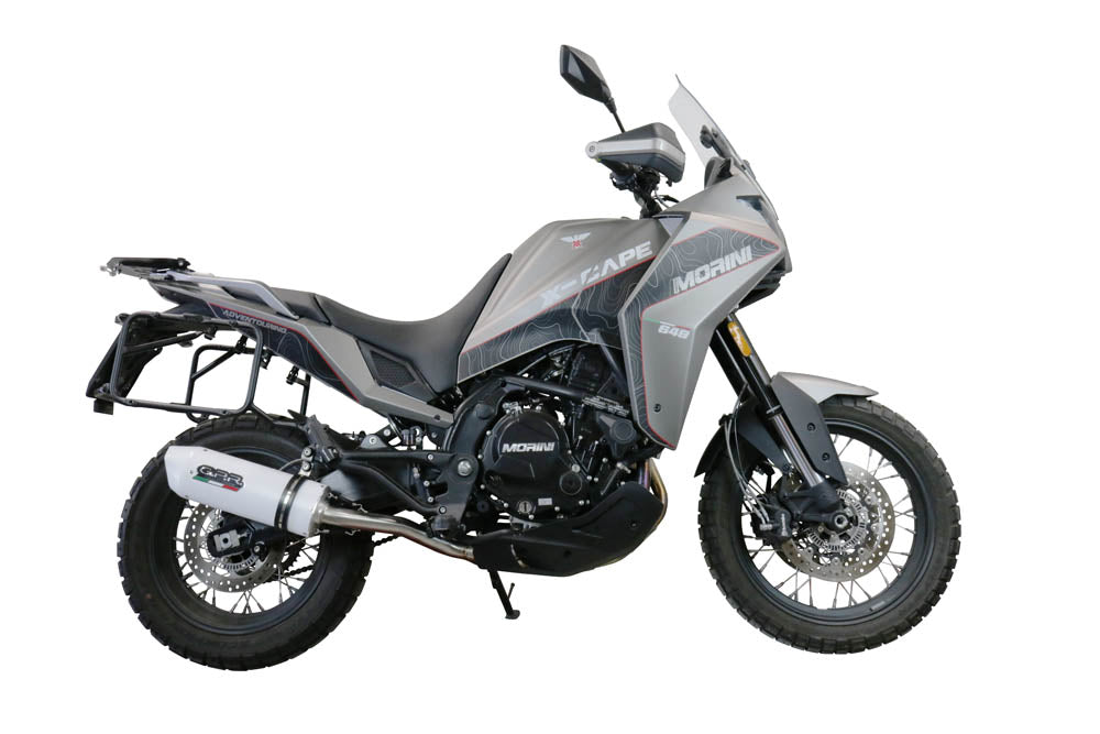 Moto Morini X-Cape 650 2021-2024 Exhaust GPR Mid-Line Albus Ceramic - photo 6