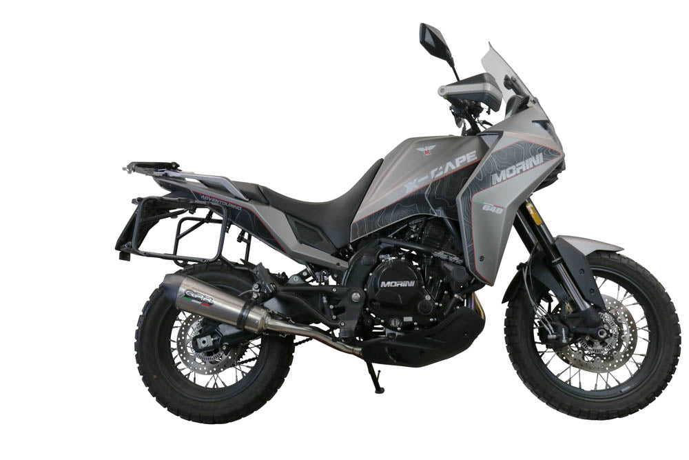 Moto Morini X-CAPE 650 2021-2024 Exhaust GPR Mid-Line Grand Prix Evo Titanium