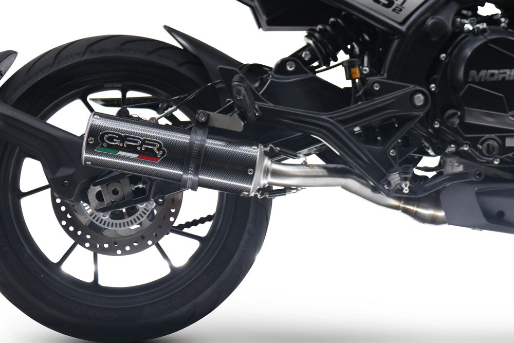 Moto Morini Seiemmezzo Scr 650 2022-2024 Exhaust GPR Mid-Line M3 Poppy