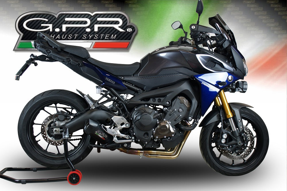 Yamaha Mt-09 Tracer 900 2017-2020 Exhaust GPR Full System Furore Evo4 Nero