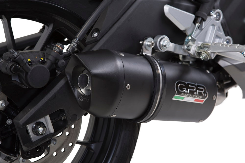 Yamaha Mt 125 2017-2019 Exhaust GPR Full System Furore Nero