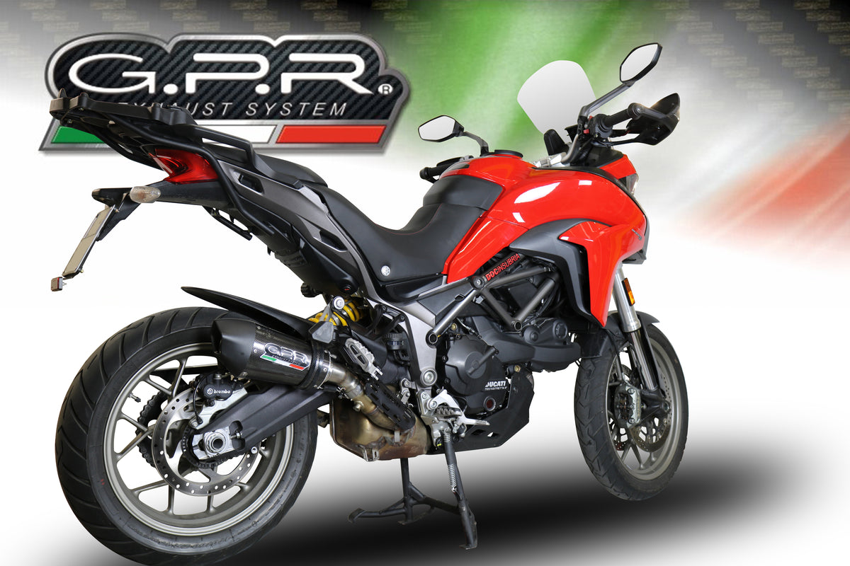Ducati Multistrada 950 2021-2024 Exhaust GPR Slip-on Grand Prix Evo Poppy
