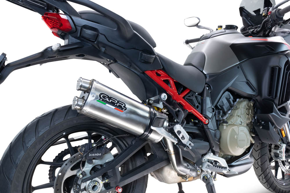 Ducati Multistrada V4 Grand Tour 2024-2025 Exhaust GPR Slip-on Dual Inox