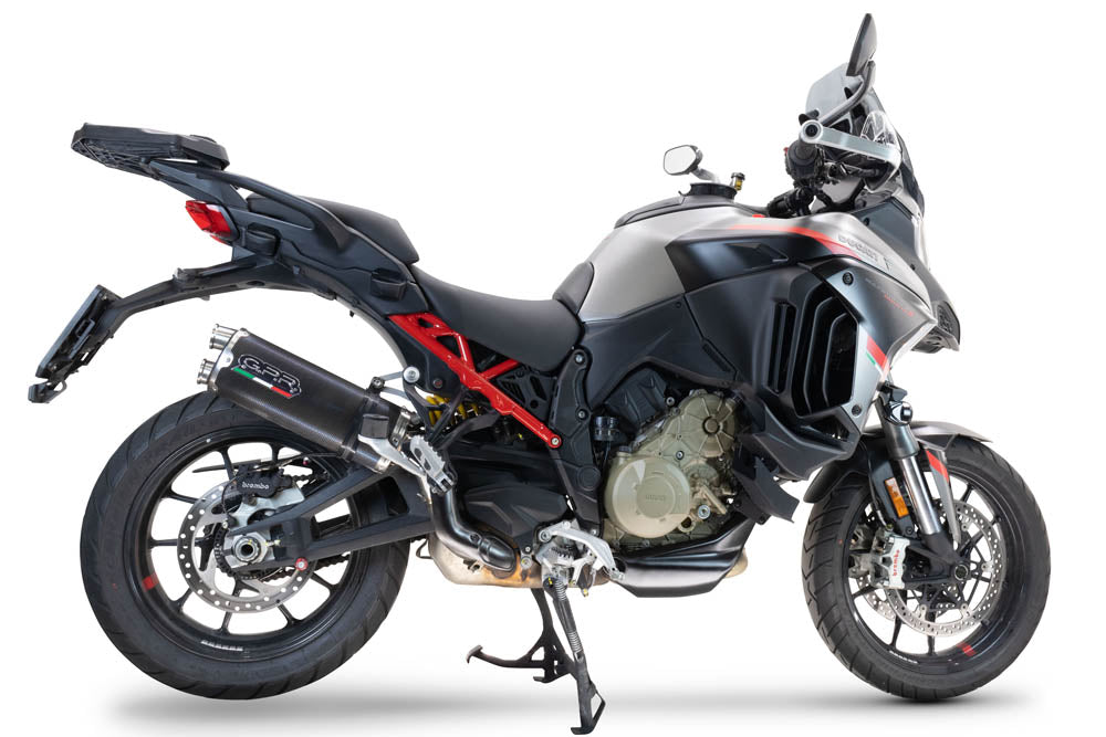 Ducati Multistrada V4 Grand Tour 2024-2025 Exhaust GPR Slip-on Dual Poppy