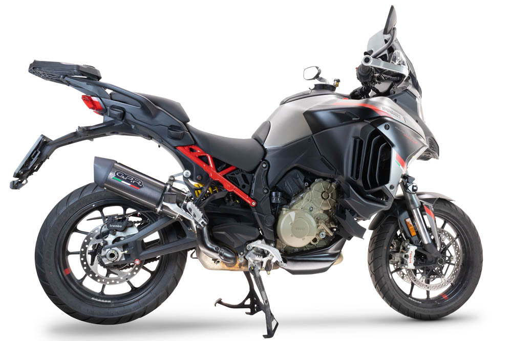 Ducati Multistrada V4 Grand Tour 2024-2025 Exhaust GPR Slip-on Furore Evo4 Poppy