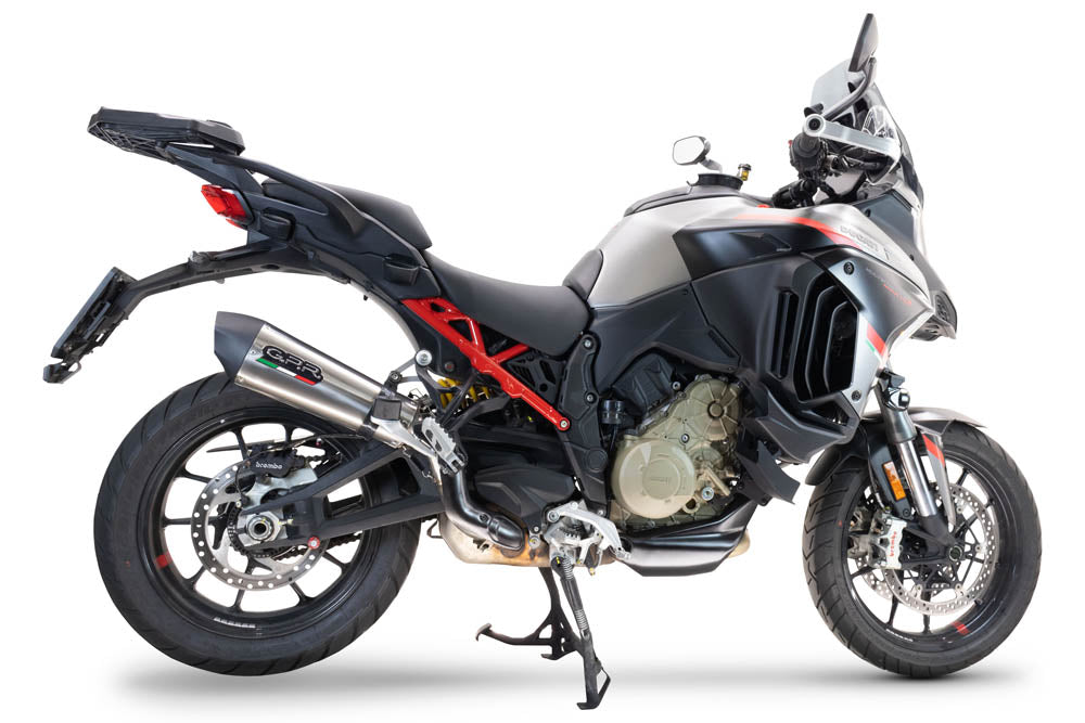 Ducati Multistrada V4 Rally 2023-2024 Exhaust GPR Slip-on Grand Prix Evo Titanium