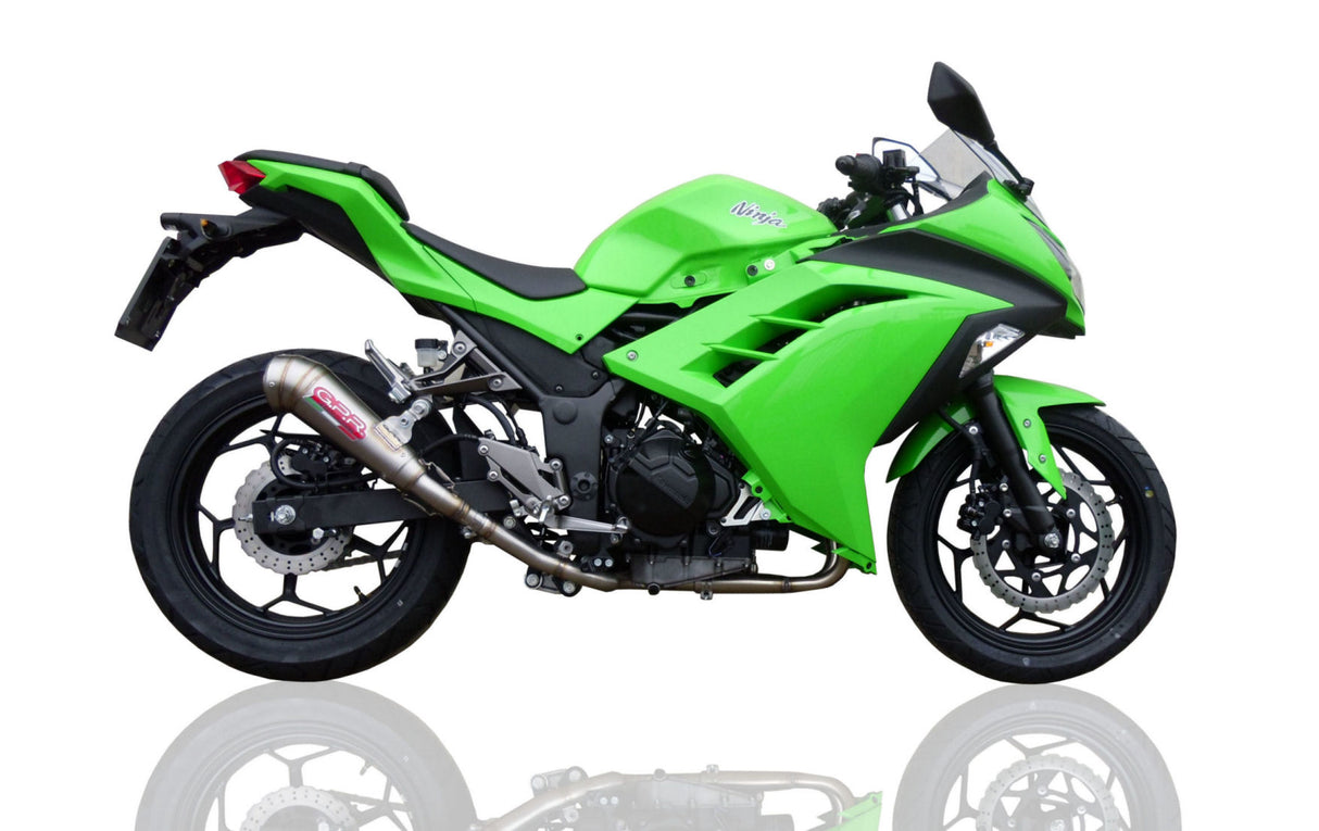 Kawasaki Ninja 300R 2012-2017 Exhaust GPR Slip-on Powercone Evo