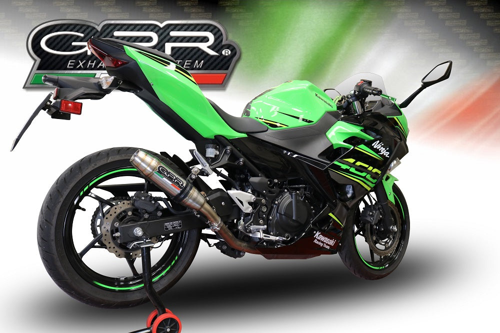 Kawasaki Z400 2018-2022 Exhaust GPR Slip-on Deeptone Inox
