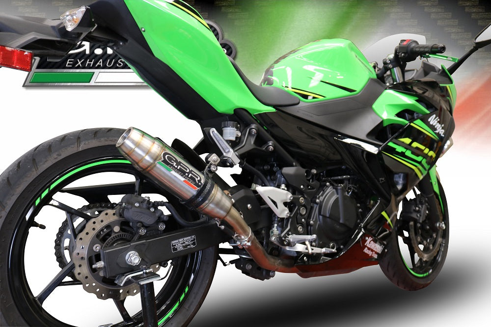 Kawasaki Z400 2023-2024 Exhaust GPR Slip-on Deeptone Inox
