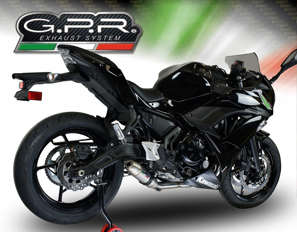 Kawasaki Ninja 650 2017-2020 Exhaust GPR Full System Deeptone Inox