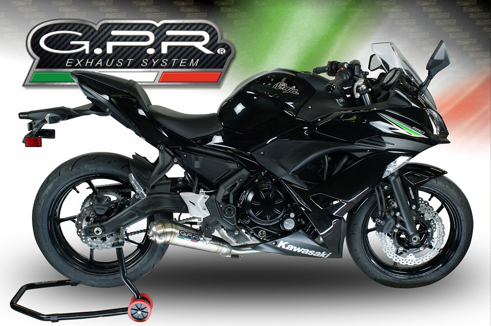 Kawasaki Ninja 650 2017-2020 Exhaust GPR Full System Powercone Evo