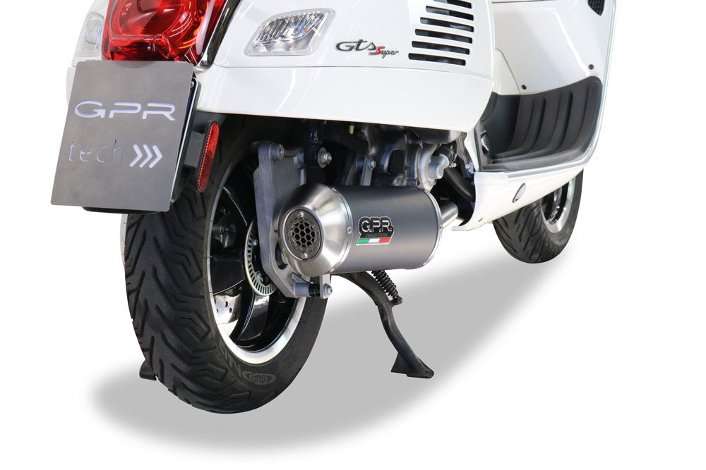 Piaggio Vespa 300 Gts-Gtv-S-Tour 2017-2018 Exhaust GPR Full System Evo4 Road