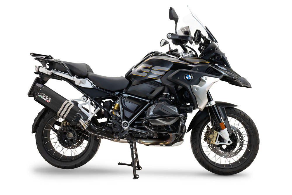 BMW R1250GS 2021-2024 Exhaust GPR Slip-on Hyper Sonic Black Titanium