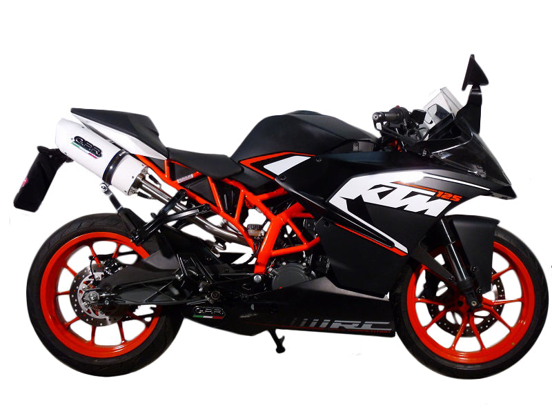 KTM Rc 200 2014-2021 Exhaust GPR Slip-on Albus Ceramic