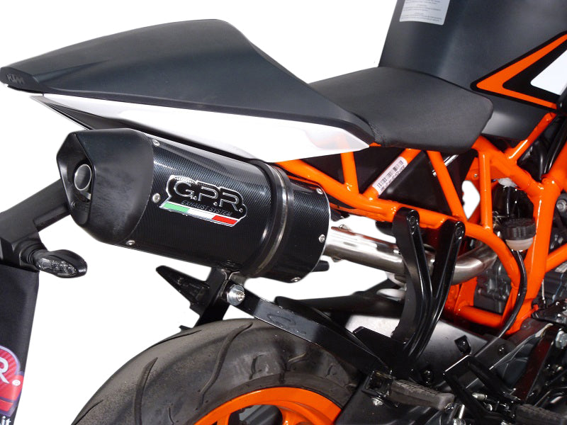 KTM RC125 2014-2016 Exhaust GPR Slip-on Deeptone Inox High Level