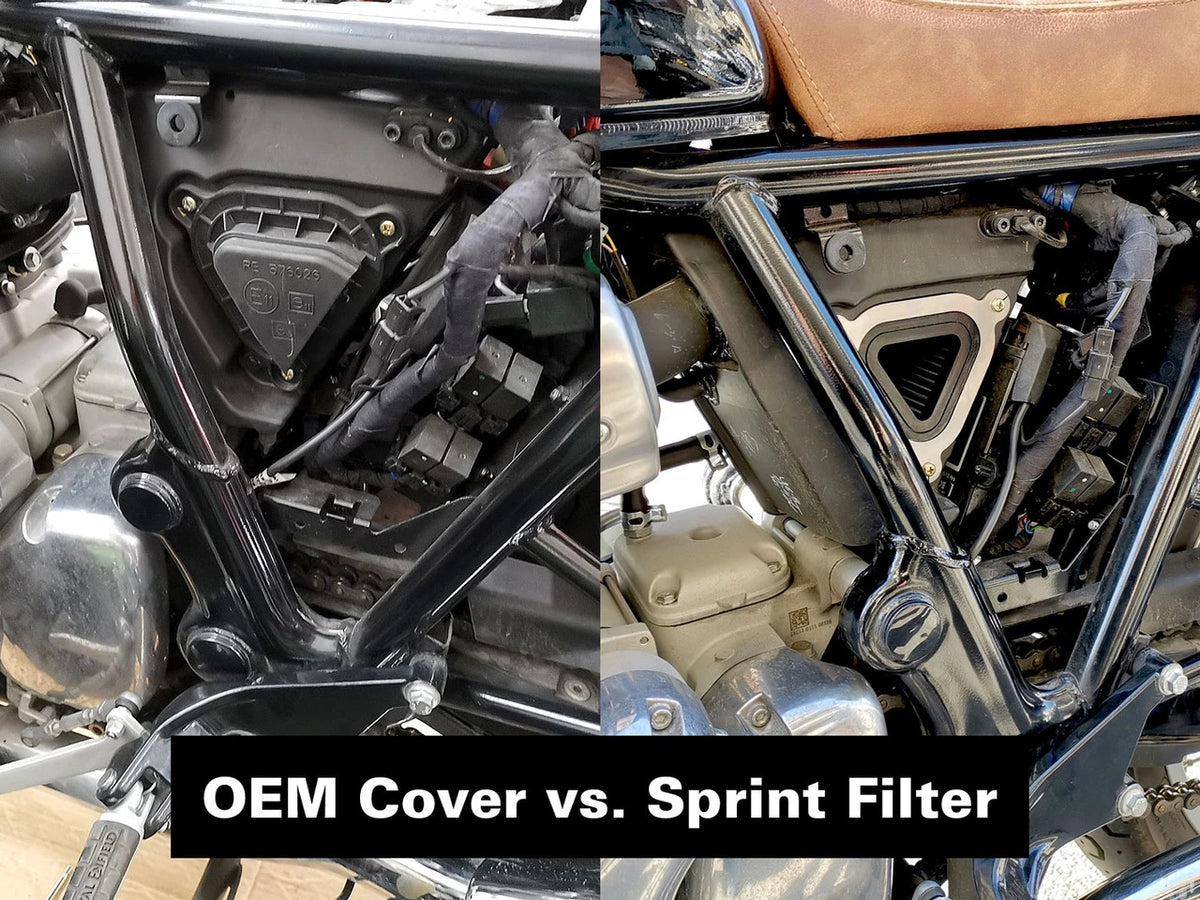 Royal Enfield Continental GT / Interceptor 650 Air Filter 2018-2023 | Sprint T12 High-Flow Off Road Use