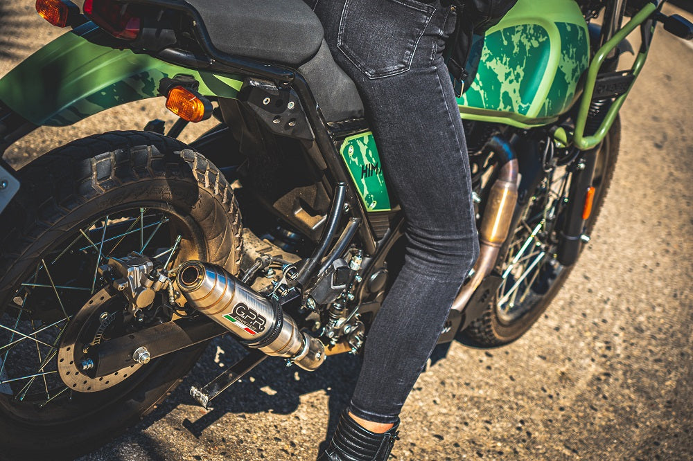 Royal Enfield Himalayan 410 2017-2020 D.42.5 Exhaust GPR Slip-on Deeptone Inox