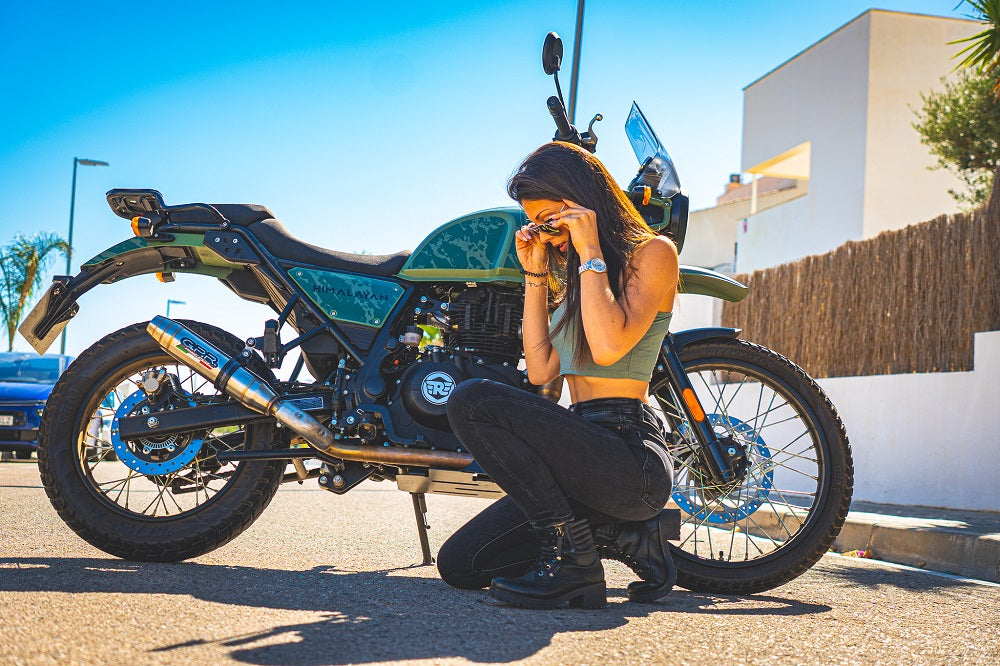 Royal Enfield Himalayan 410 2017-2020 D.42.5 Exhaust GPR Slip-on Deeptone Inox