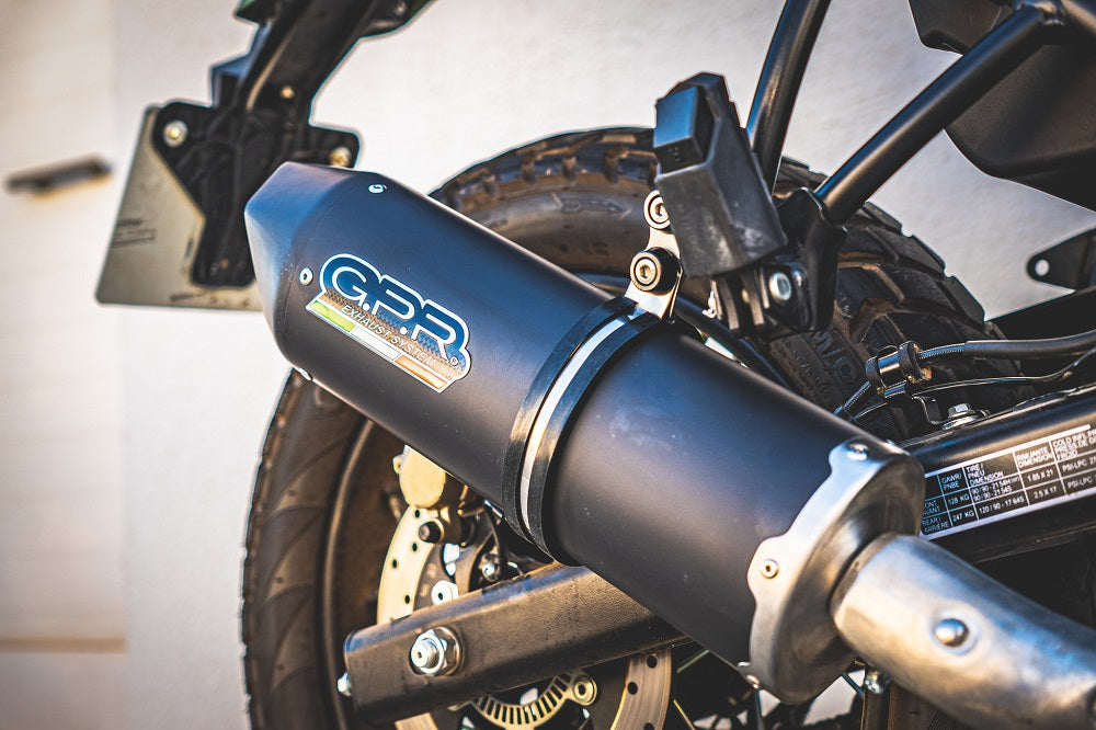 Royal Enfield Himalayan 410 2021-2024 Exhaust GPR Slip-on Furore Nero